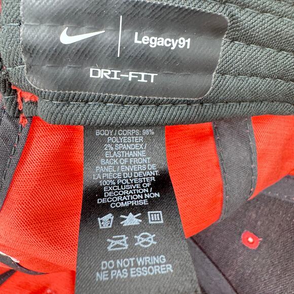 Nike Legacy91 Tech Golf Baseball Cap Unisex Orange Dri-Fit Adjustable Strapback - Picture 7 of 8